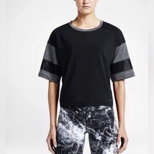 Nike Women’s Mesh Panel Top Dri Fit Boxy Tee